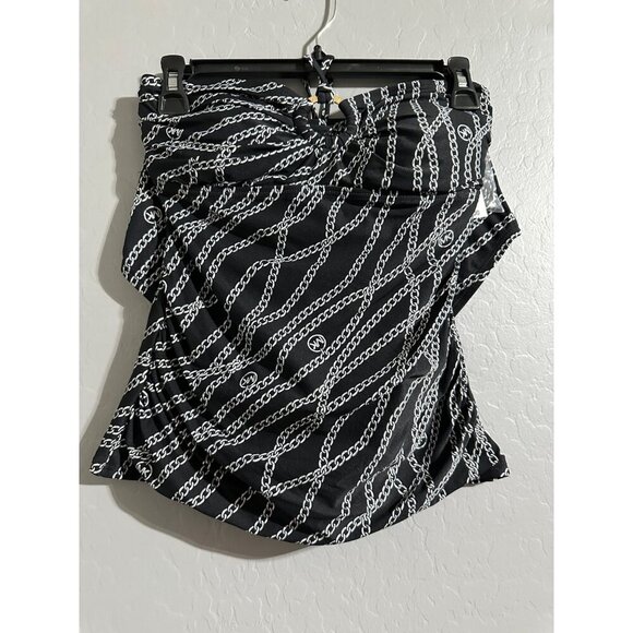 Michael Kors Women's Chain Link With Gold Ring Halter 2 Piece Extra Straps XS NW - Picture 3 of 8